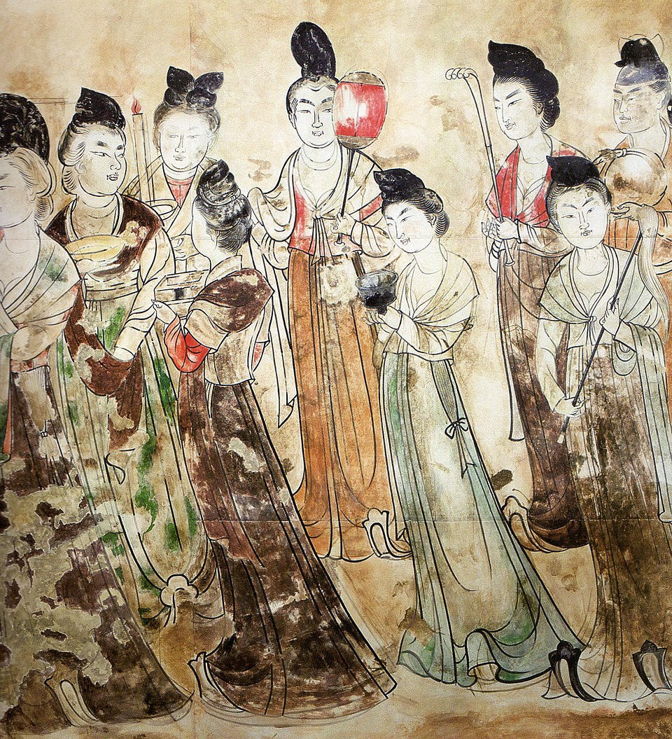 Tang dynasty court ladies painting