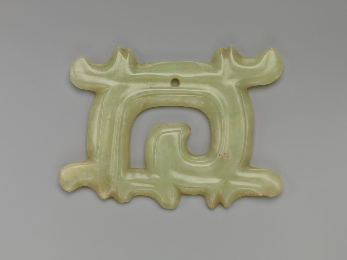 Perforated jade plaque of the Hongshan culture, northeastern China